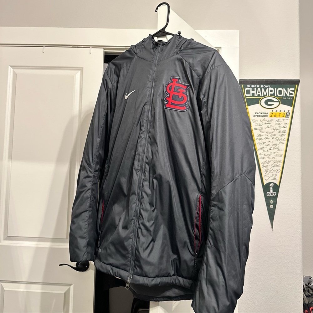 St Louis Cardinals Nike thermal fit winter jacket size L
